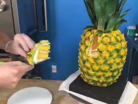 Giant Pineapple Cake
