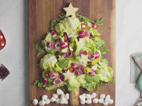 Christmas Tree Antipasto Salad