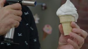 Baked Alaska Ice Cream Cones