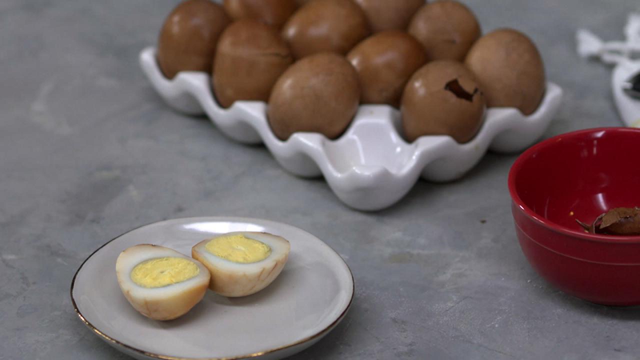 Tea-Flavored Hard-Boiled Eggs