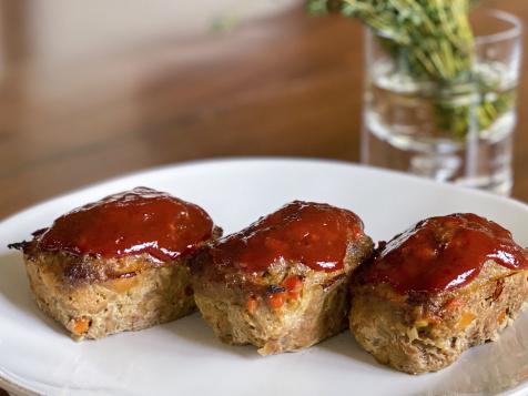Mini Meatloaves with BBQ Glaze