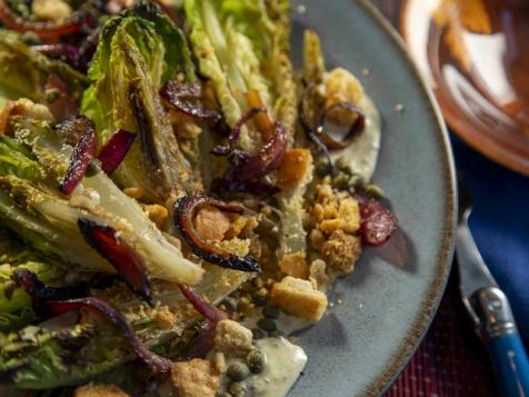 Charred Little Gems Caesar Salad
