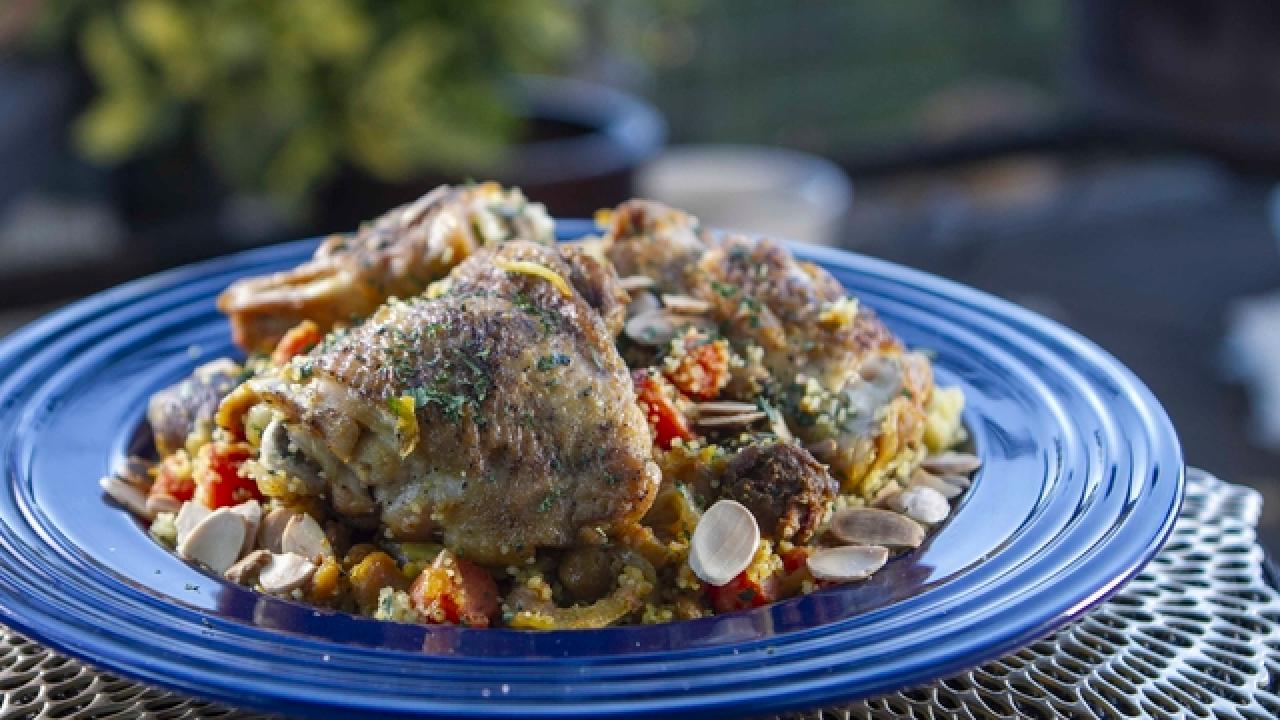 Chicken and Merguez Tagine