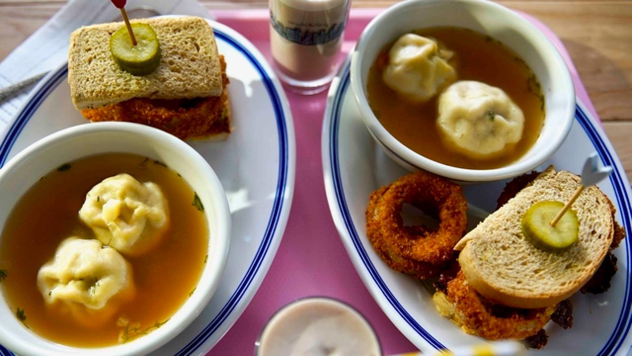 Chicken Kreplach Soup