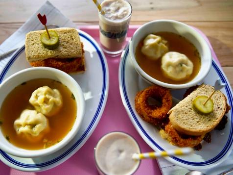 Chicken Kreplach Soup