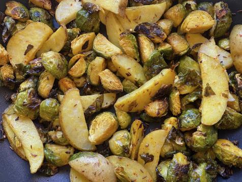 Brussels Sprouts Aloo Gobi