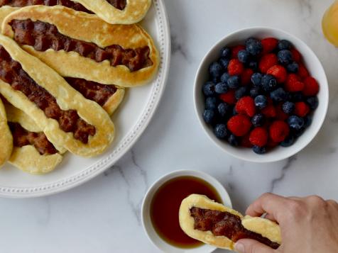 Bacon Pancake Dippers