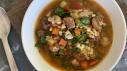 Beef, Barley and Veggie Soup