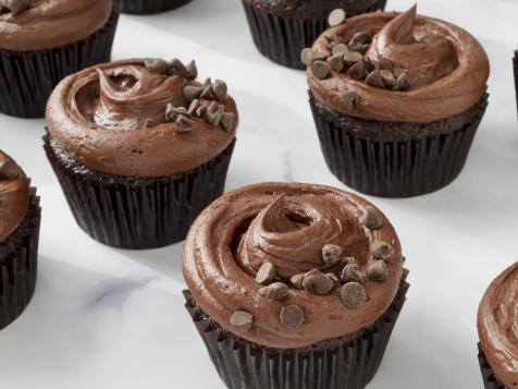 Cream-Filled Blackout Cupcakes
