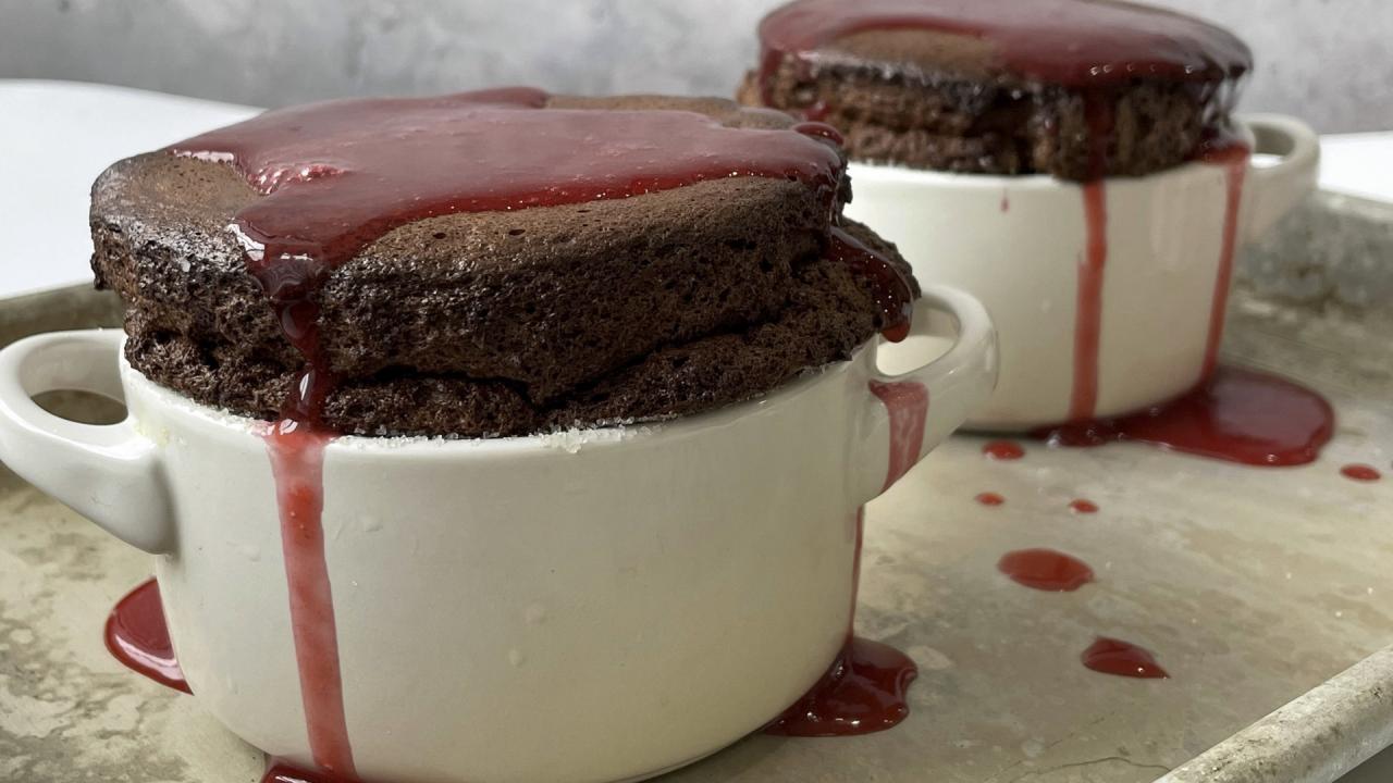 Chocolate Souffles for Two