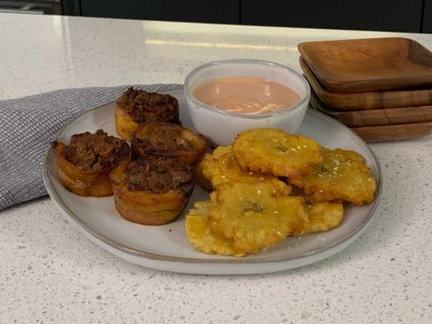 Piononos and Tostones