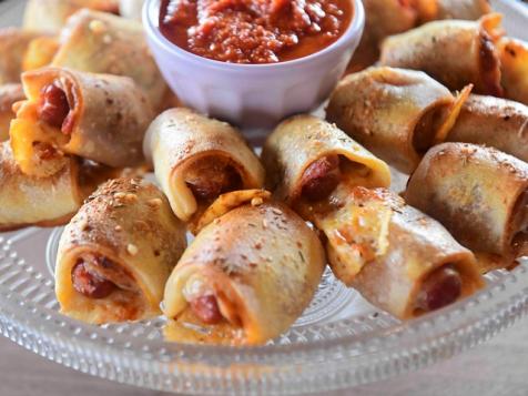Pizza Pigs In Blankets