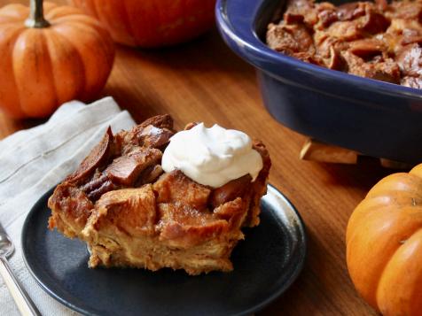 Pumpkin Caramel Bread Pudding