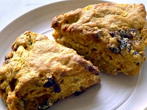 Pumpkin Scones with Pecans