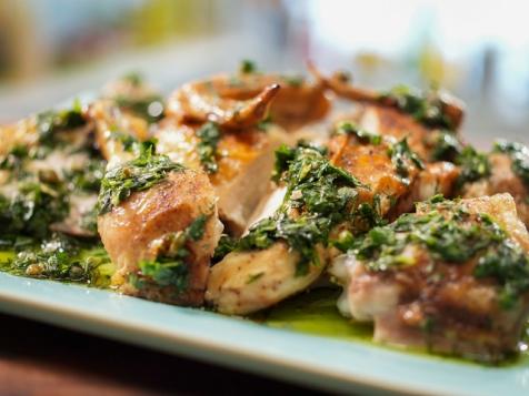 Roast Chicken with Dill Salsa