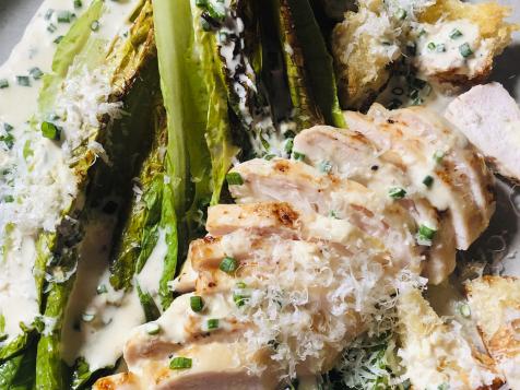 Sheet-Pan Chicken Caesar Salad