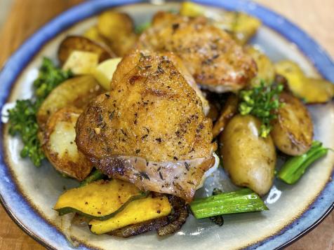 Chicken Thighs with Apples