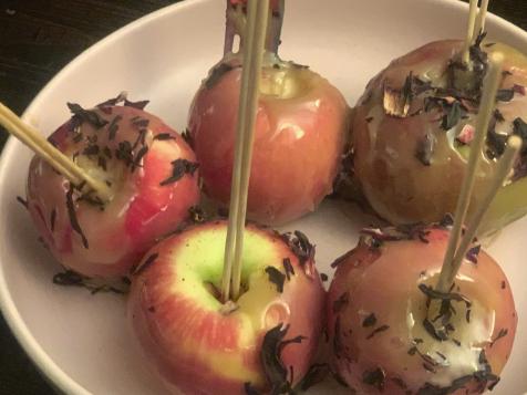 Hibiscus Caramel Apples