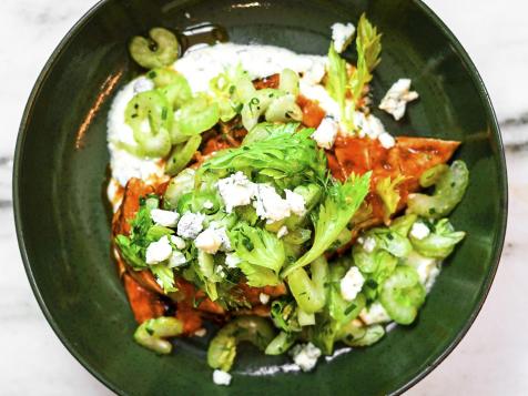 Buffalo Chicken, Celery Salad