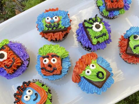 S'Mores Monster Cupcakes