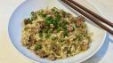 Chorizo and Cabbage Noodles