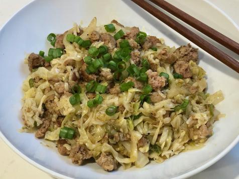 Chorizo and Cabbage Noodles