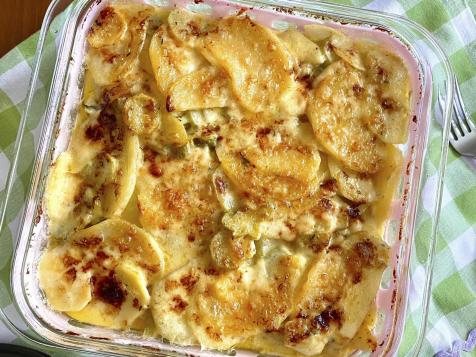 Creamy Broccoli Stem Gratin