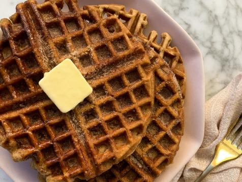 Apple Cider Doughnut Waffles