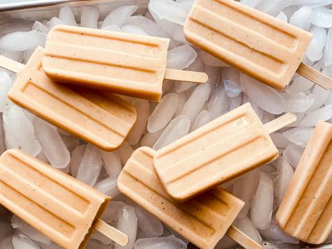 Grilled Cantaloupe Yogurt Pops