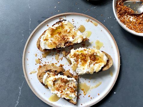 Ricotta Toasts with Dukkah