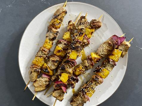 Soy-Glazed Pork Skewers