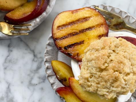 Grilled Peach Shortcakes