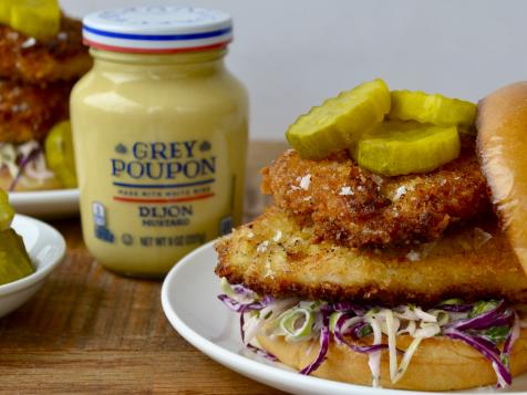 Dijon-Crusted Chicken Sandwich