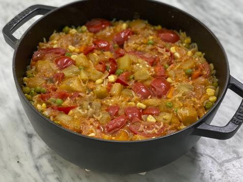 Eggplant and Vegetable Rice