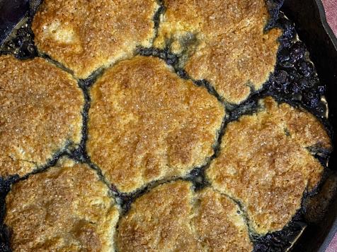 Grilled Blueberry Cobbler