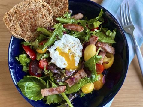 Eggs Benedict Breakfast Salad
