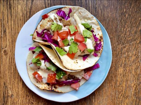Fish Tacos with Key Lime Sauce