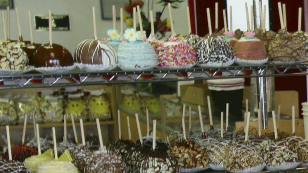 Hand-Painted Caramel Apples