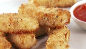 Fish Sticks With Marinara Dip