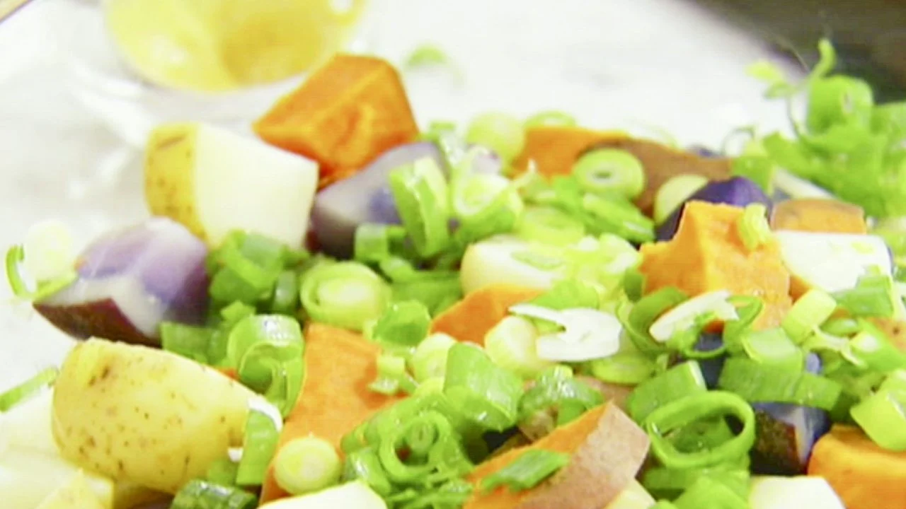 Tricolor Potato Salad