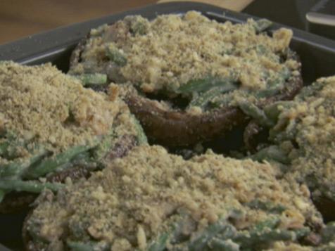 Green Bean Stuffed Portobellos