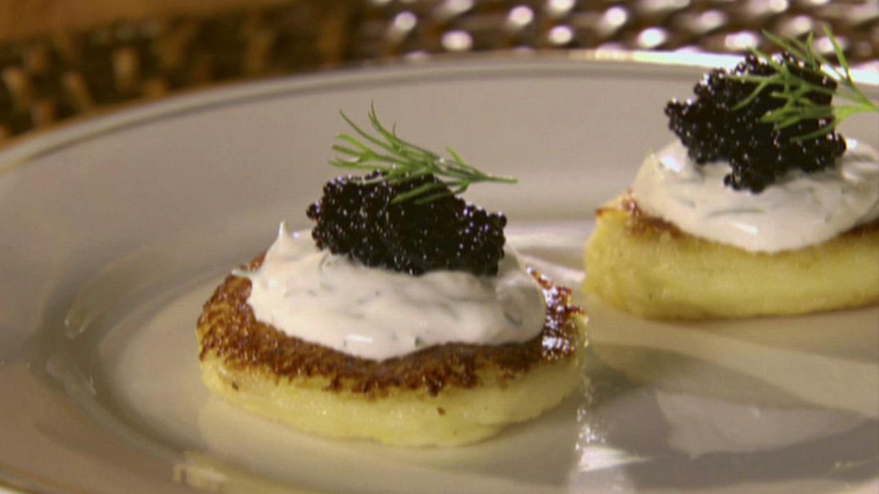 Potato Blini With Caviar