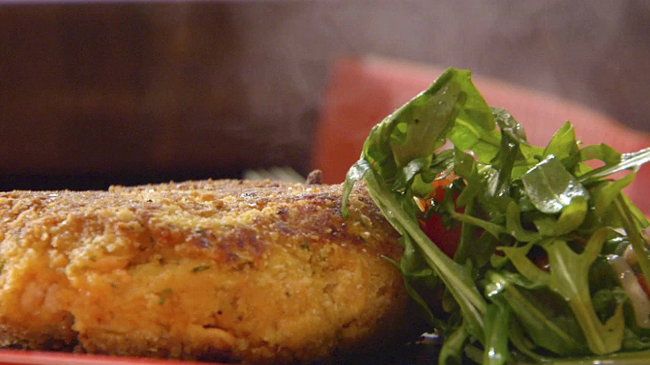 Salmon Sweet Potato Cakes