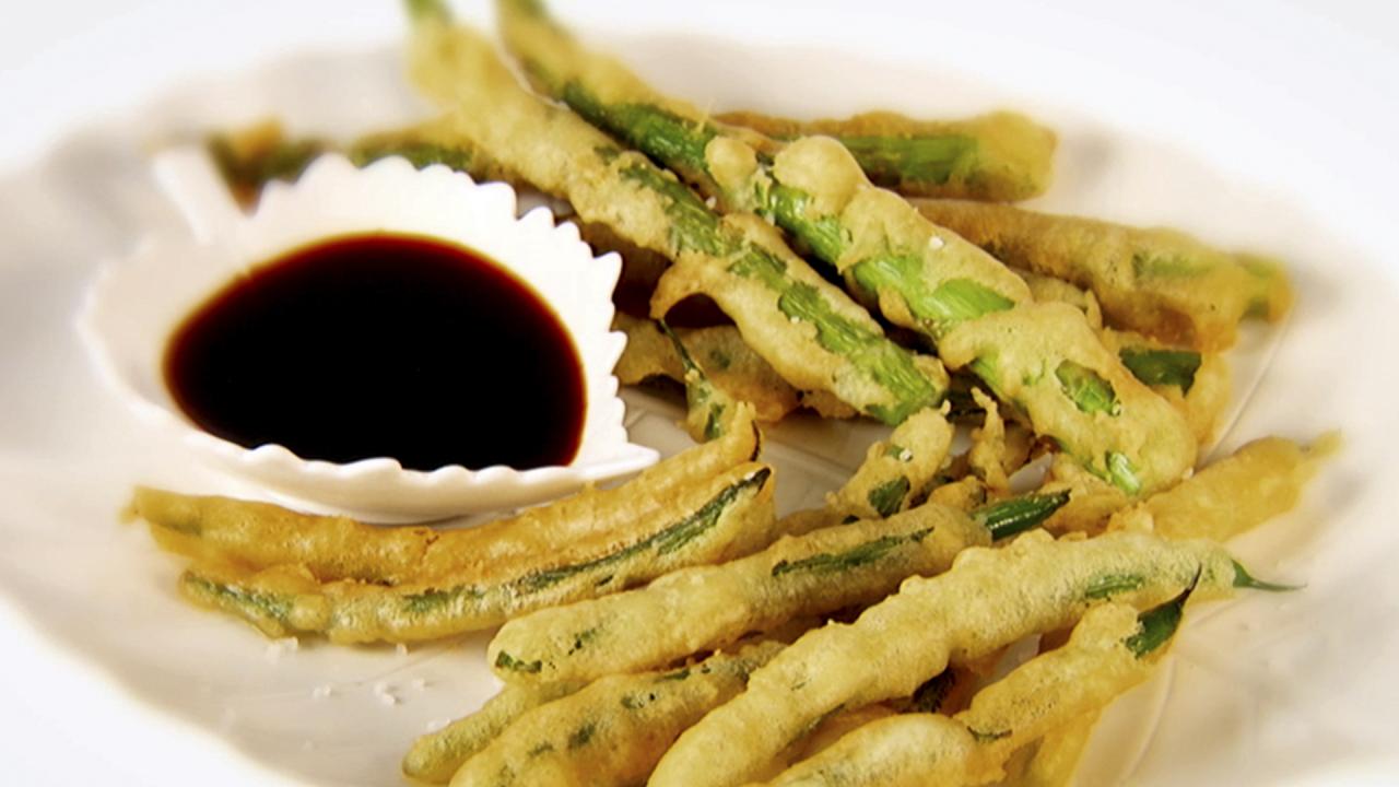 Green-Bean-Asparagus Tempura