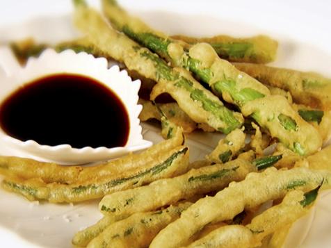 Green Bean and Asparagus Tempura