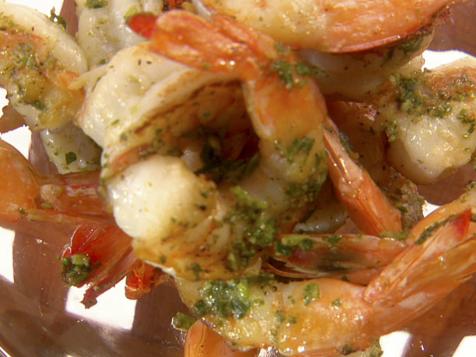 Shrimp With Cilantro Pesto