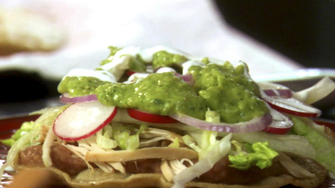 Chicken Tostadas