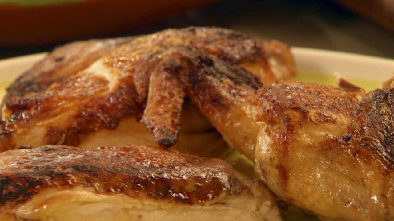Flattened Pan-Roasted Chicken