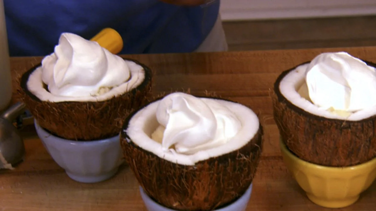 Neelys' Pina Colada Sorbet