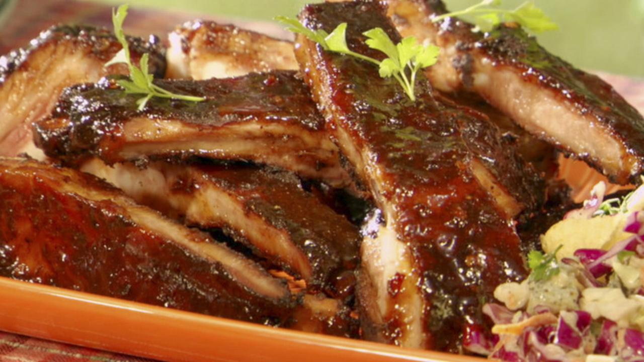 Honey-Glazed Spice-Rubbed Ribs